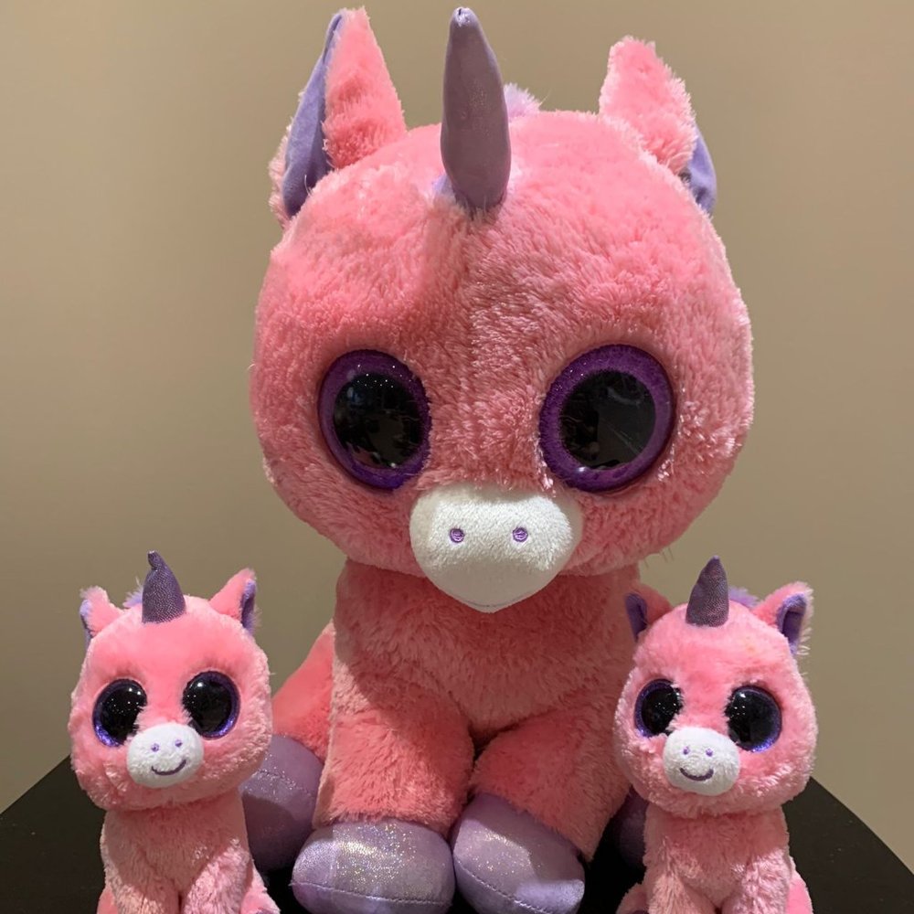 Unicorn Ty plushies set